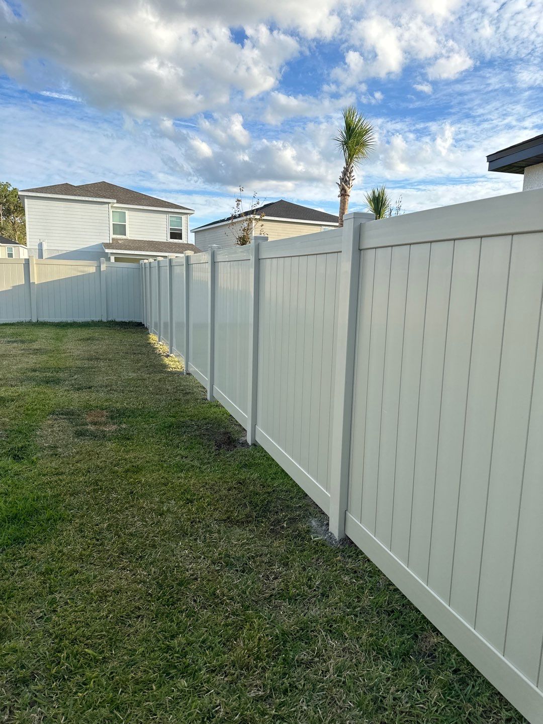 Vinyl Fence Privacy Panels - White - 6FT H