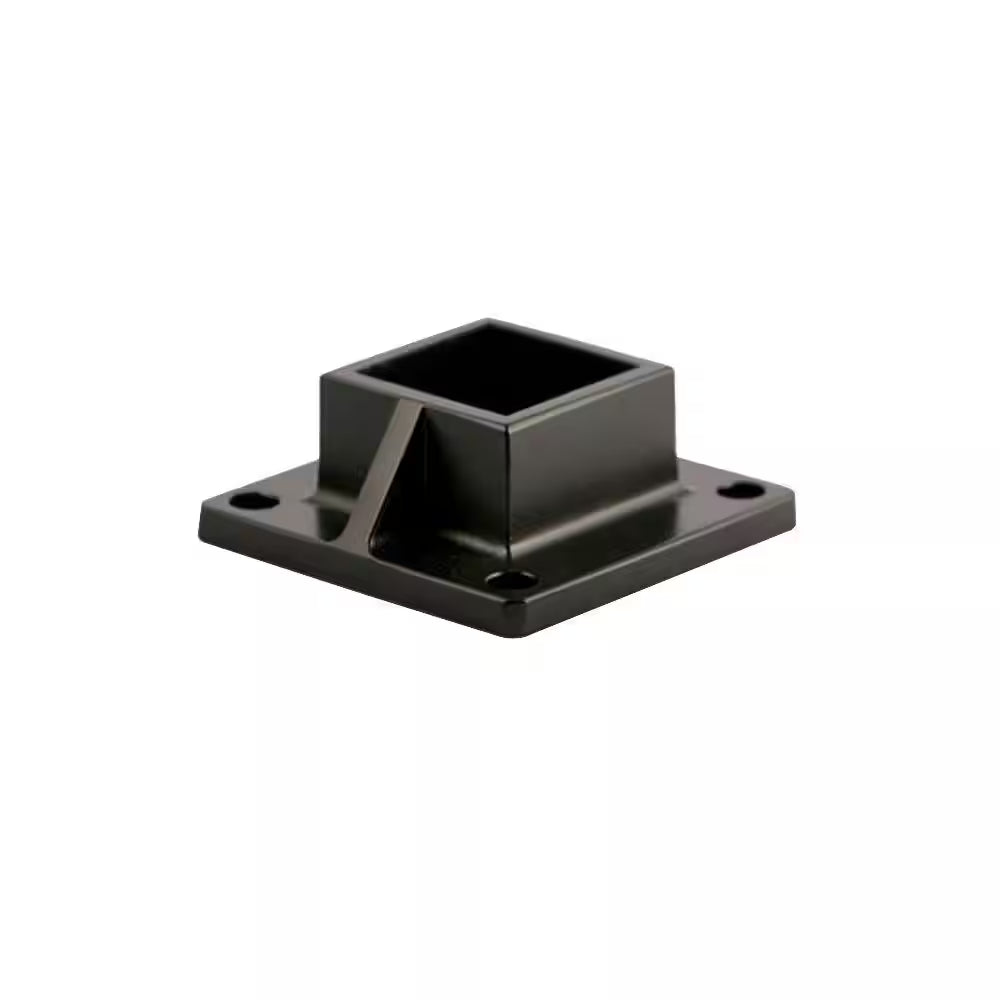 Black Aluminum Fence Deck Mount