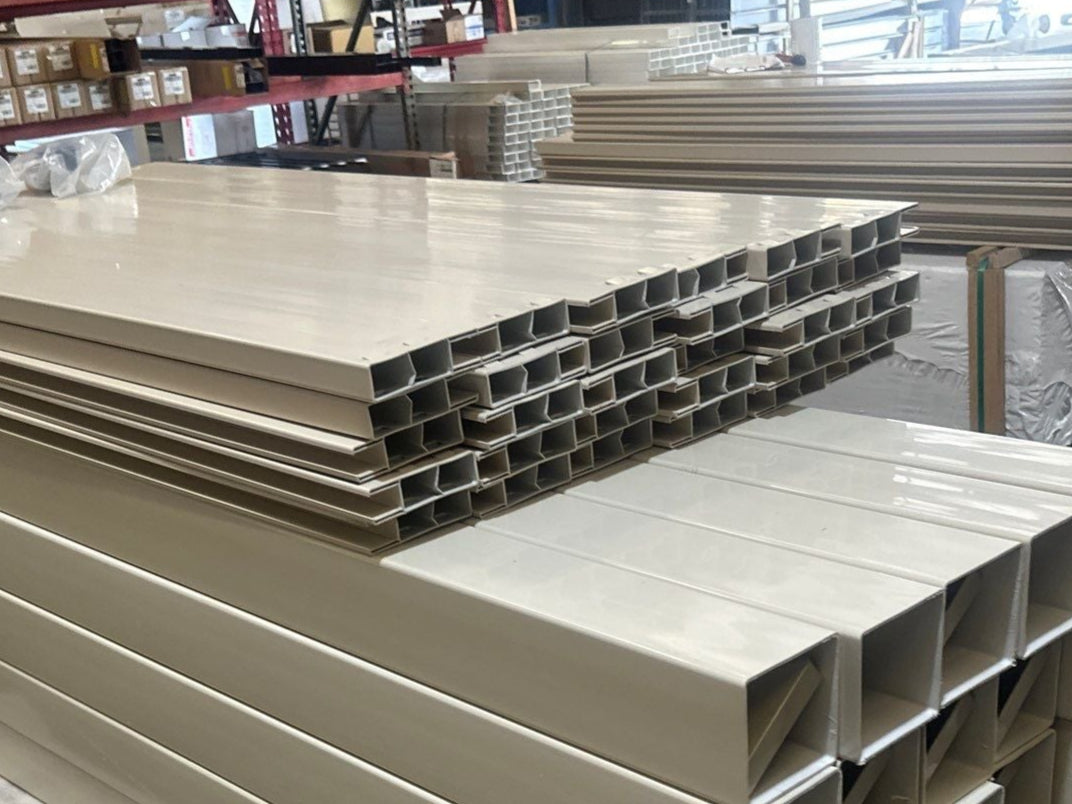 2"X7"X94" TAN PVC RAIL