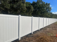 200ft White Vinyl Privacy Ready Fence Pack Success