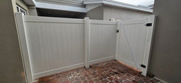 [204 Feet Of Fence] 6' Tall Privacy Vinyl Complete Fence Package