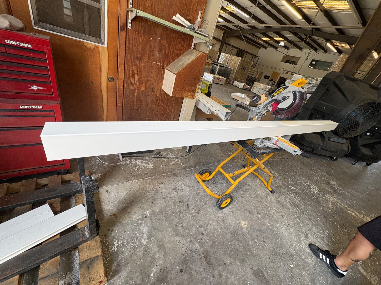 5x5x144 T&G Blank Post-WHT