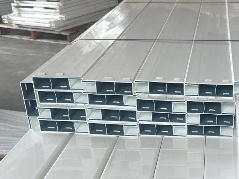 2"X7"X94" WHITE PVC RAIL