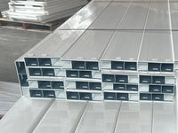 2"X7"X94" WHITE PVC RAIL