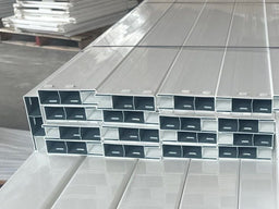 2"X7"X94" WHITE PVC RAIL