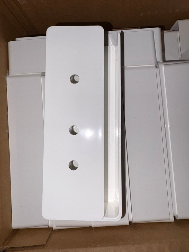 1.5"x5.5" Internal Rail Mount-WHT