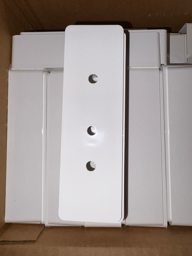 1.5"x5.5" Internal Rail Mount-WHT