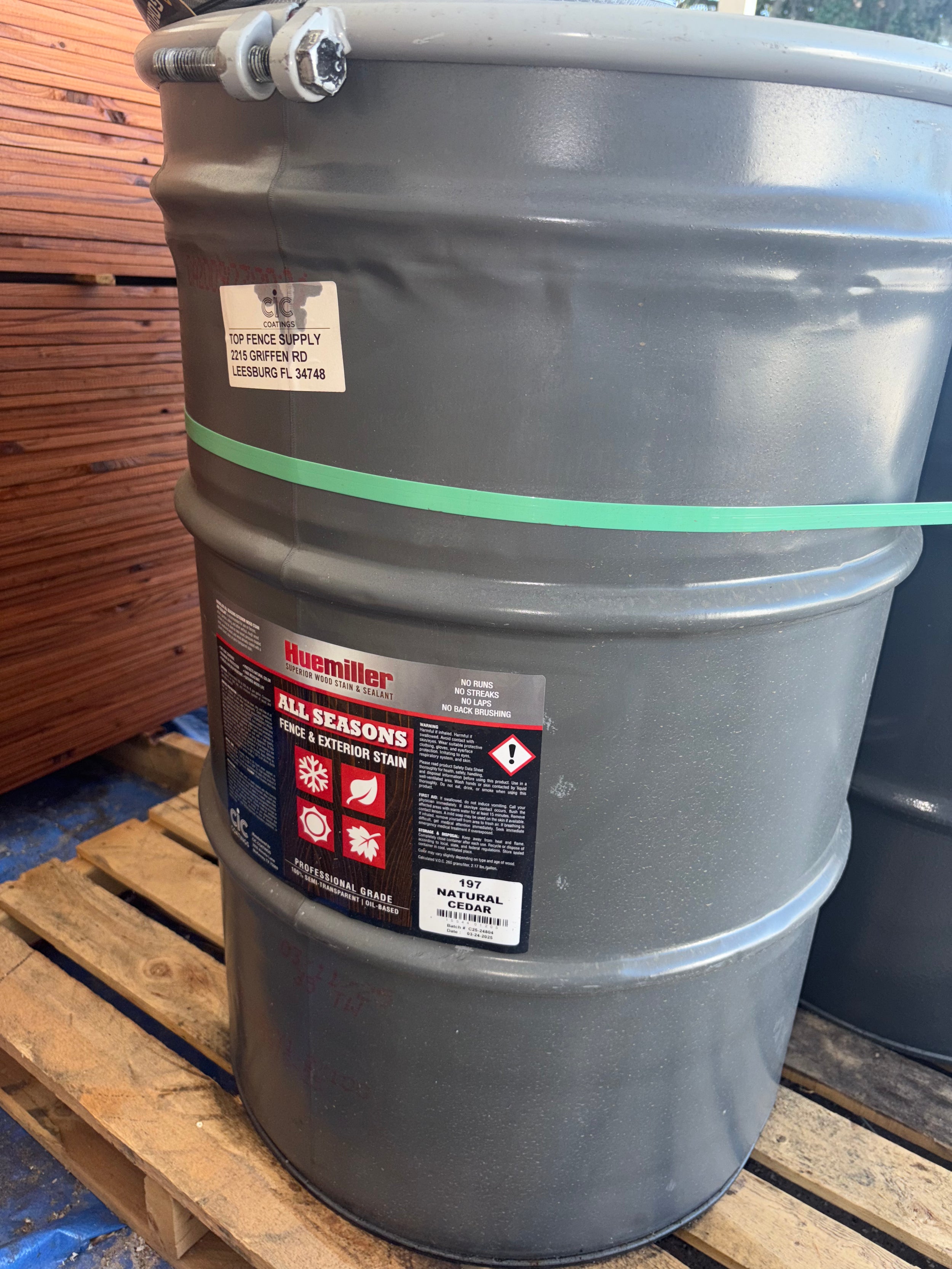 55 Gal Wood Stain (NATURAL CEDARTONE)