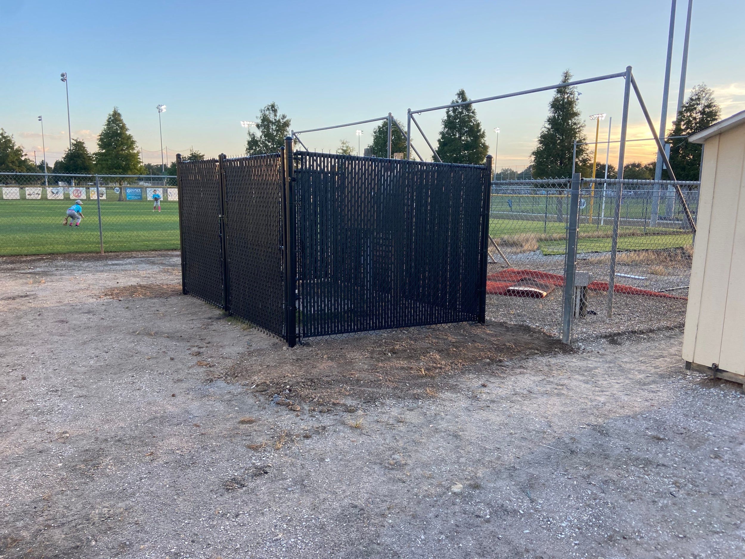 Black enclosure finished install