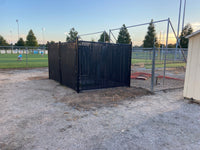 Equipment enclosure finished