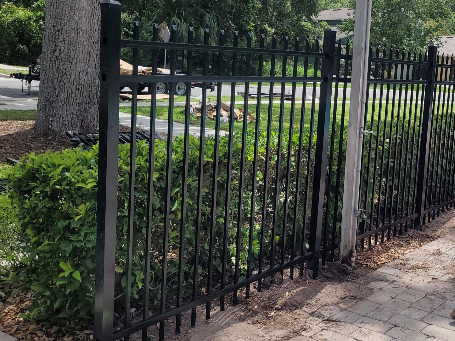 6'H Commercial 3Rail Aluminum 72”H X 72W” Panel