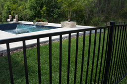 Two Rail Smooth Top Aluminum Fence Panel 48"-72"