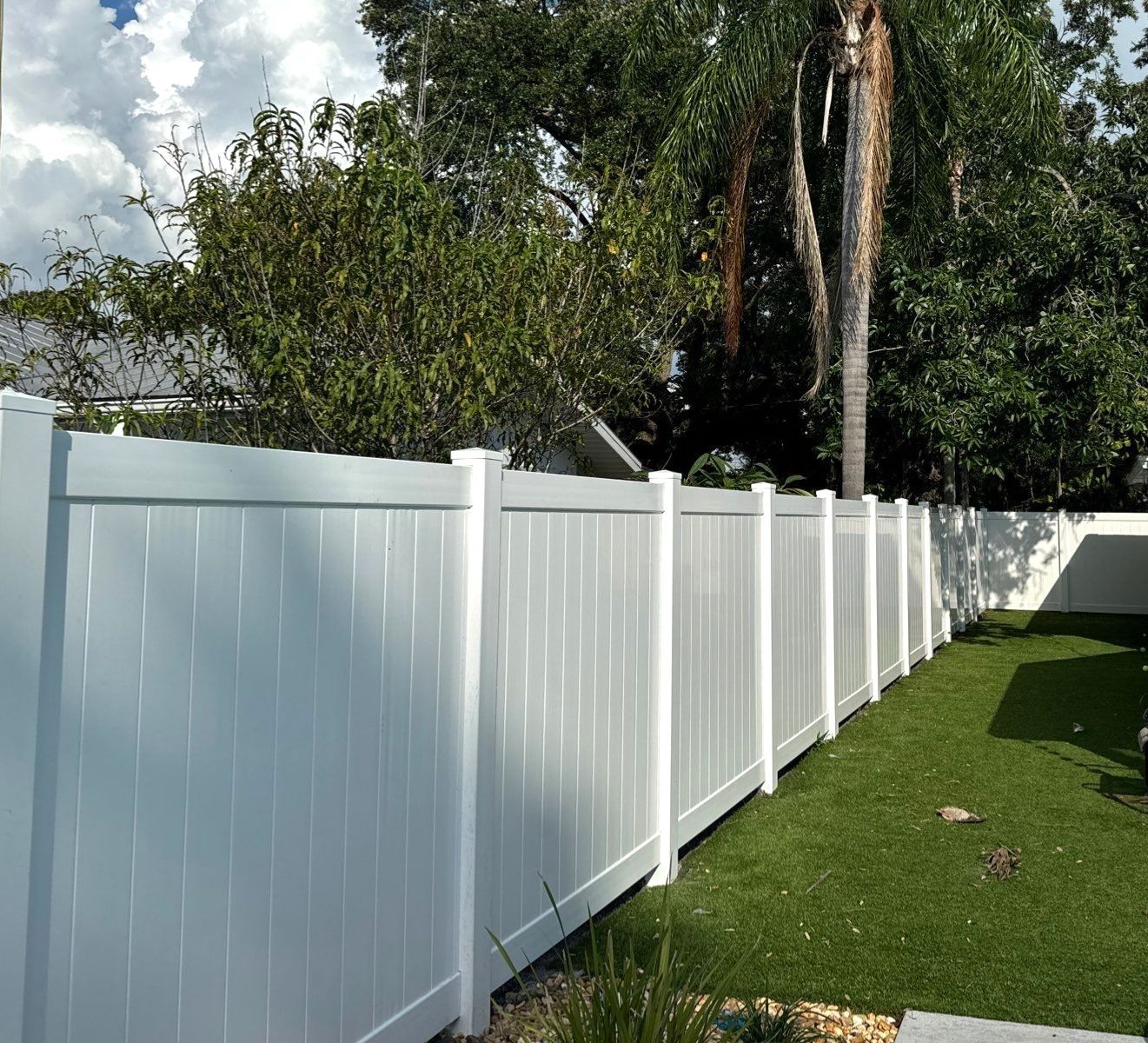 [100 Feet Of Fence] 6' Tall Privacy Vinyl Complete Fence Package