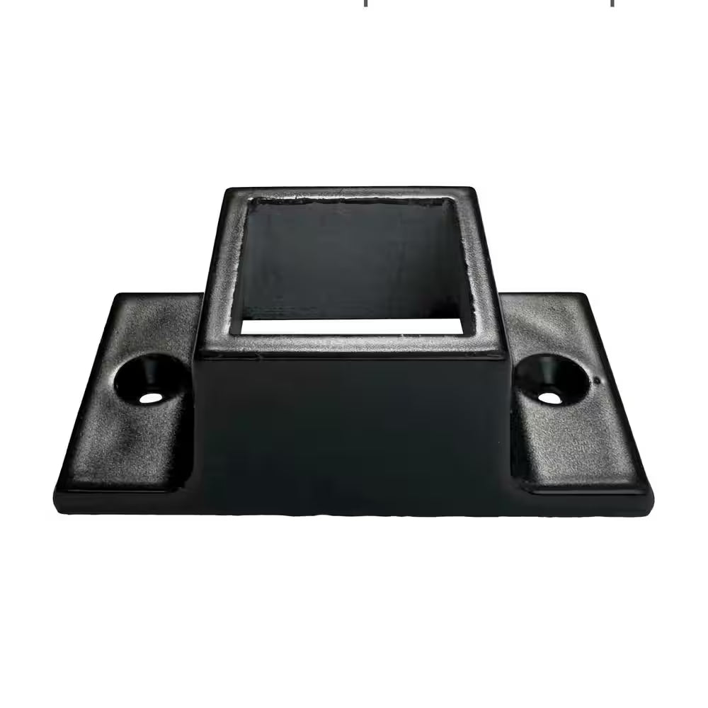 Black Aluminum Fence Wall Mount