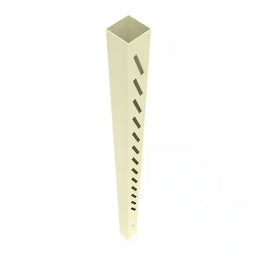 VINYL LOUVERED FENCE - 6FT - WHITE