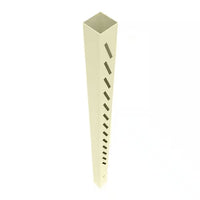 VINYL LOUVERED FENCE - 6FT - WHITE