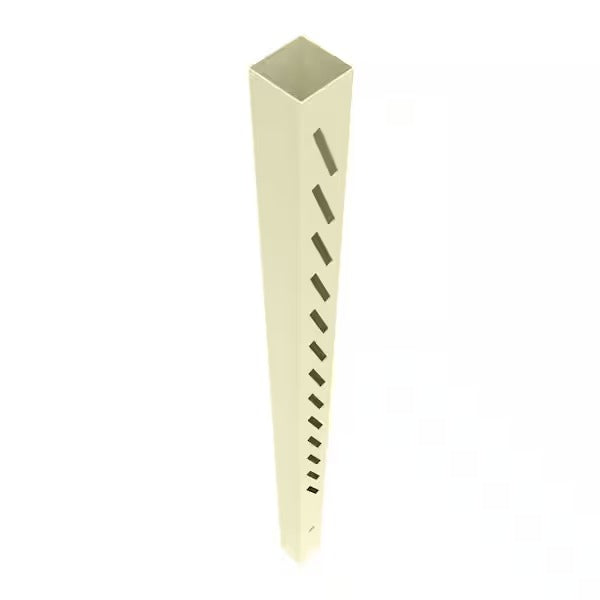 VINYL LOUVERED FENCE - 6FT - WHITE