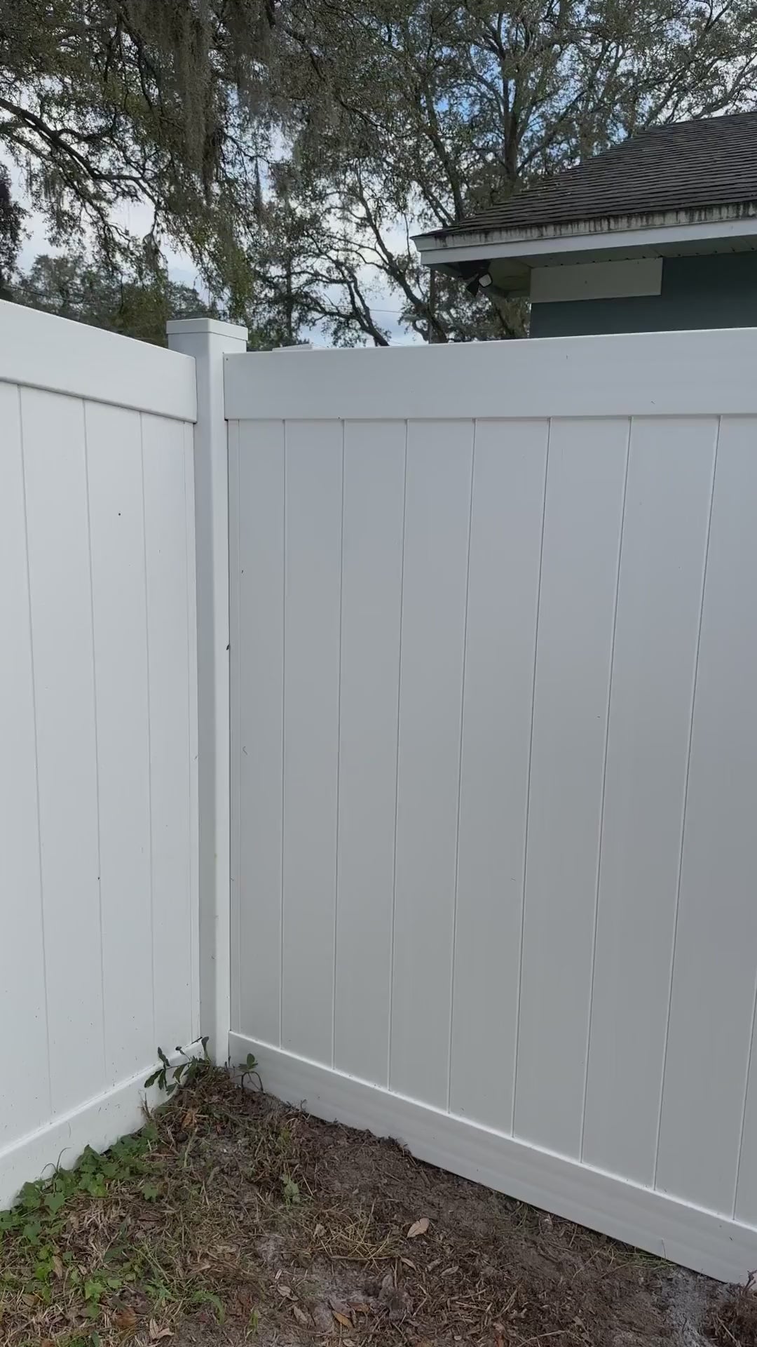[100 Feet Of Fence] 6' Tall Privacy Vinyl Complete Fence Package