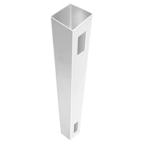 Linden 5 In. X 5 In. X 9 Ft. White Vinyl Routed Fence End Post