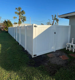 Vinyl Fence Privacy Panels - White - 6FT H
